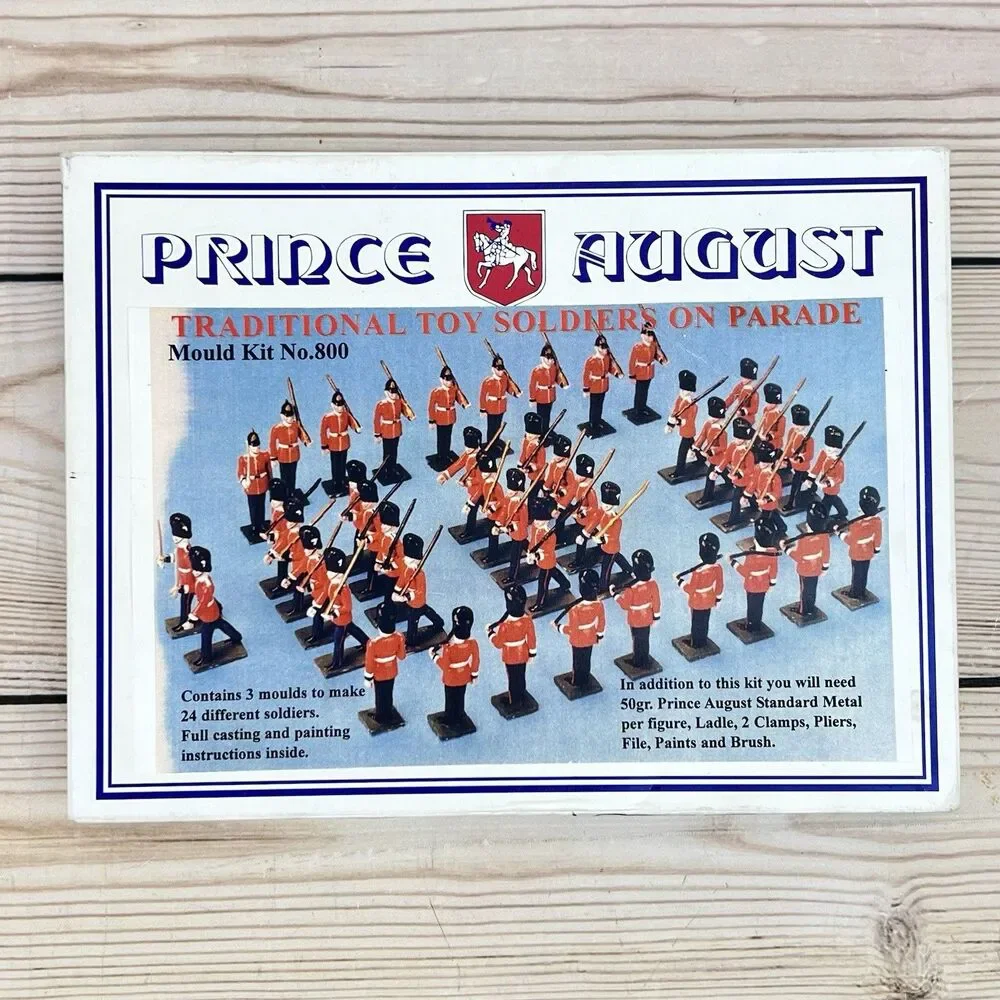 VTG Prince August Traditional British Toy Soldiers Parade Mould Kit 800 -3 Molds